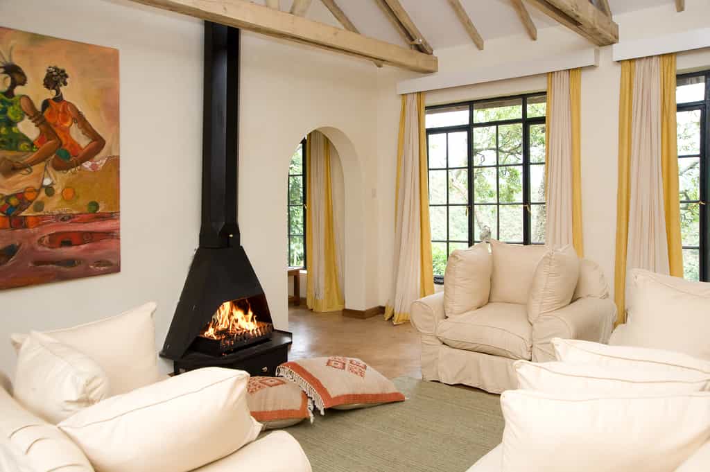 Clouds Mountain Gorilla Lodge Chalet Lounge
