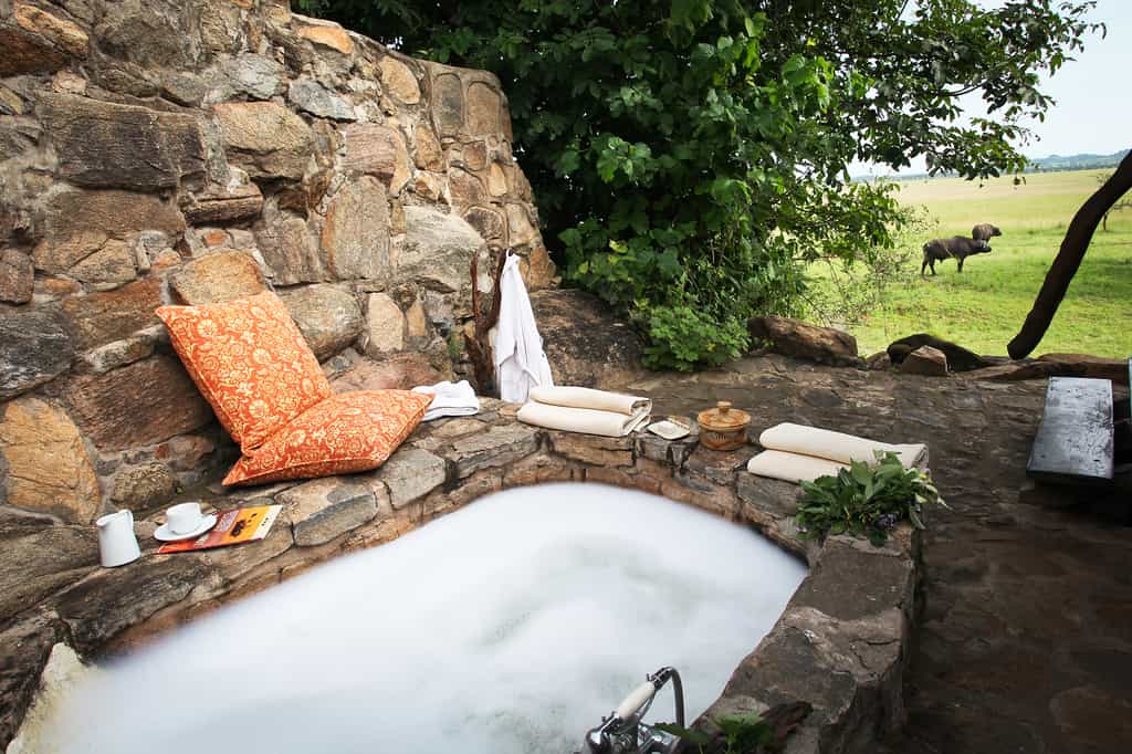 Apoka Safari Lodge Bath Time