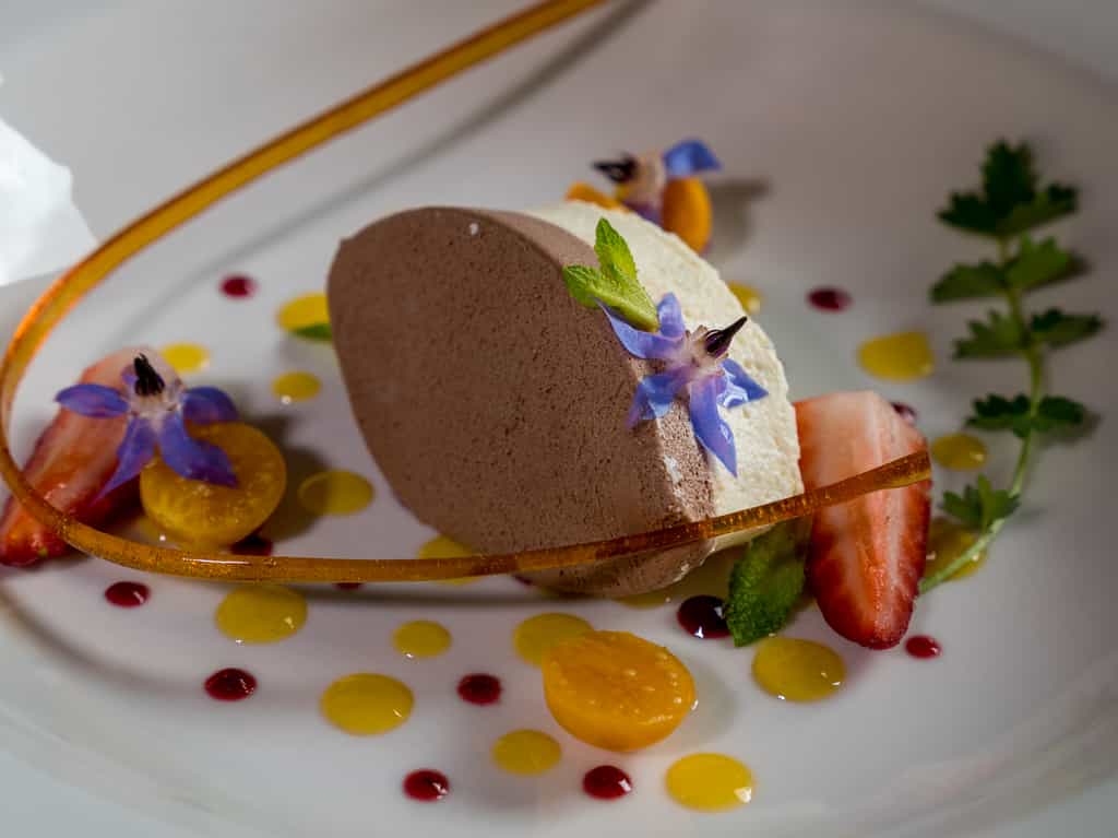 Dessert is served