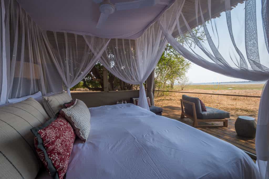 Guest tent interior