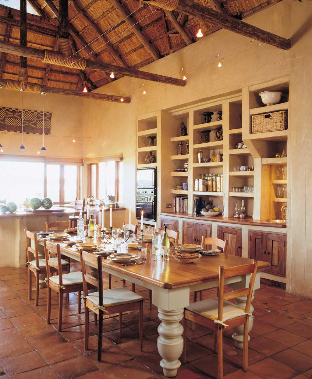 A private chef and waiters at your beck and call