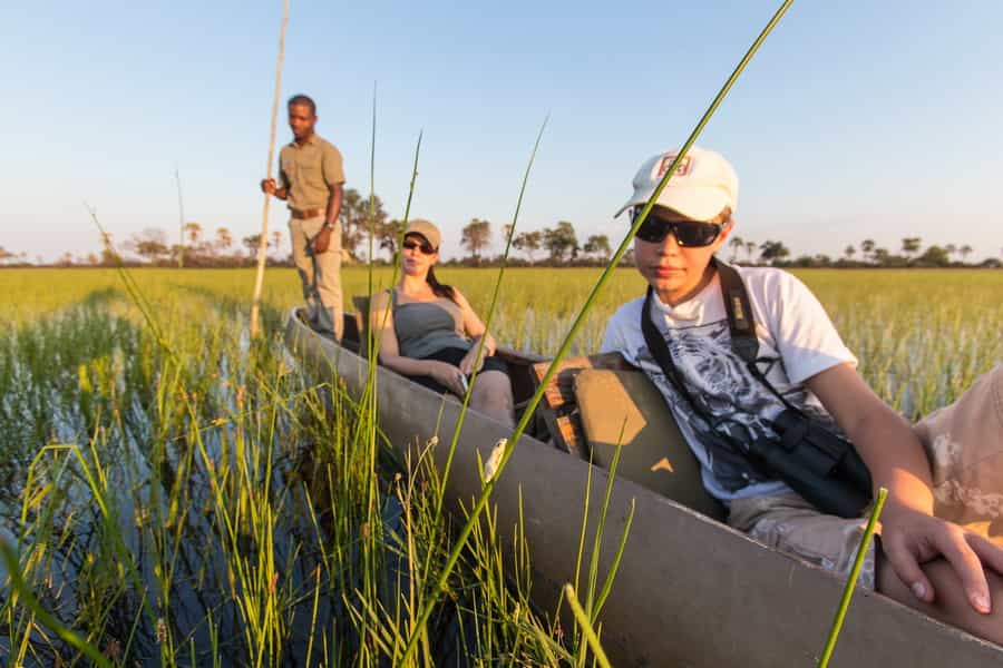 Mekoro boating at Seba