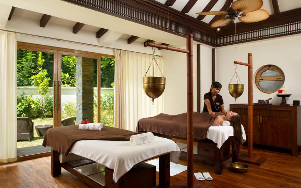 Spa treatment room