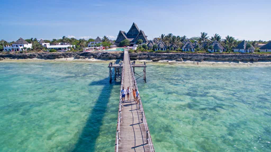 Aerial View of Jetty