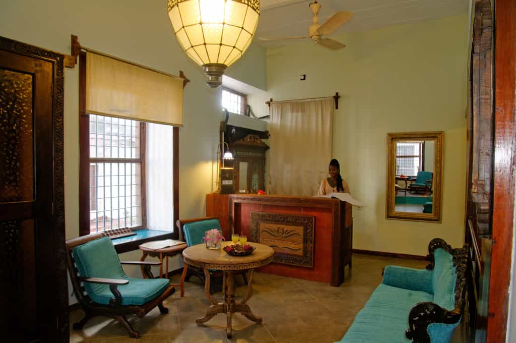 Check in at our reception 