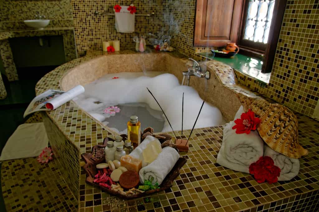 Enjoy your huge bath