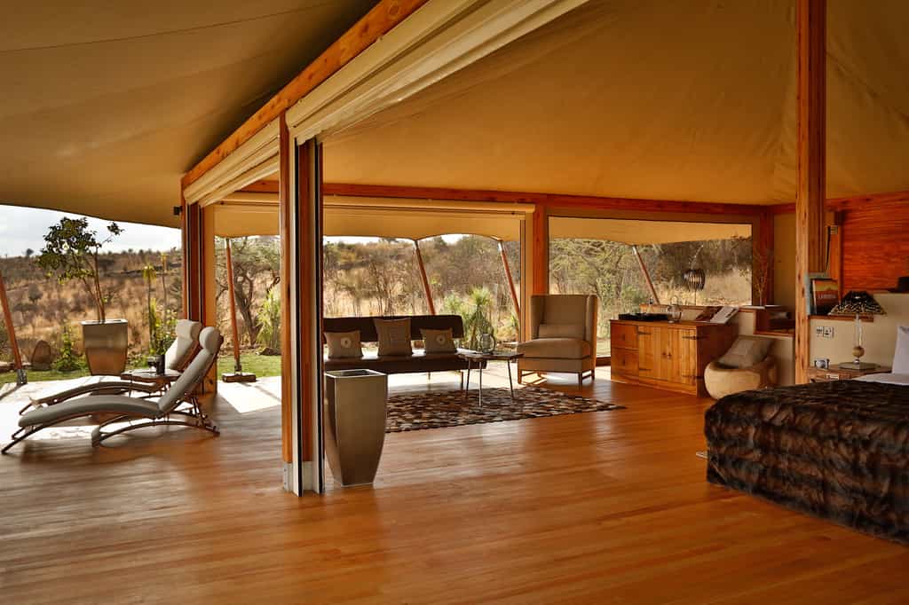 Large double ensuite tents