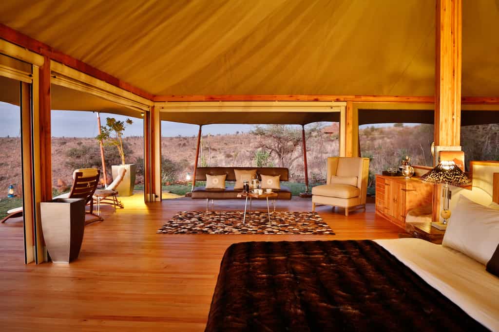Large double ensuite tents