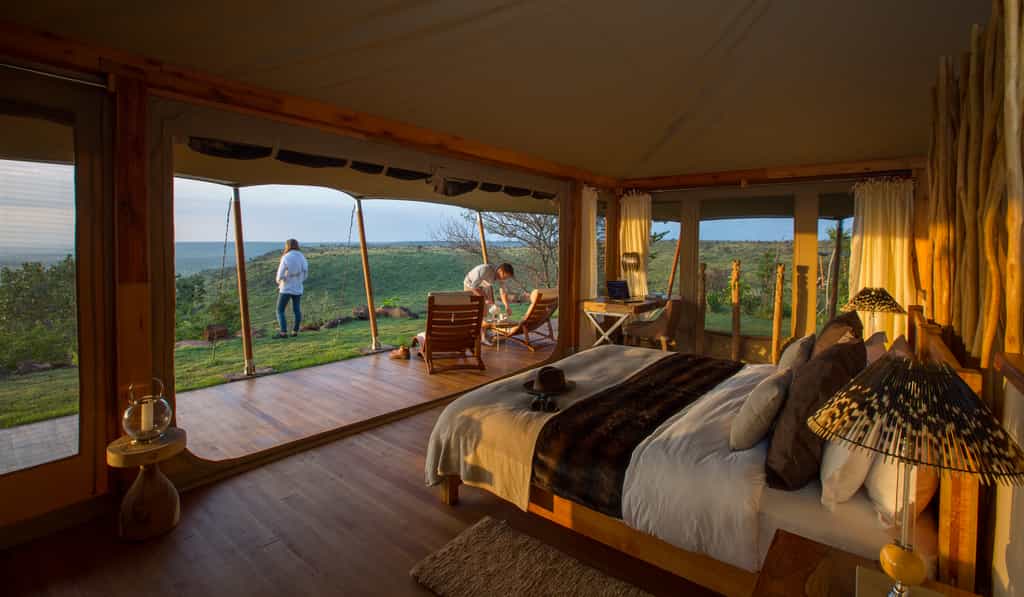 Large double ensuite tents
