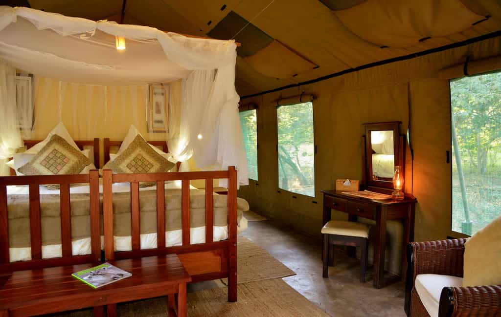 Valley Tent interior 