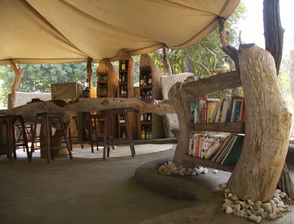 Bar and library