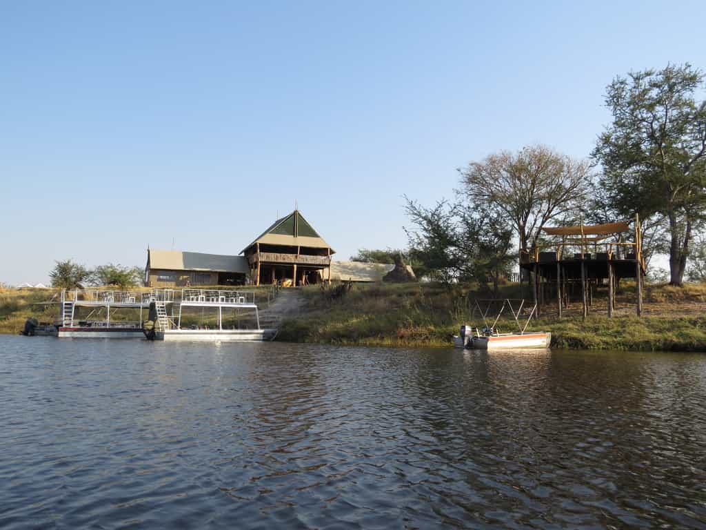 Campsite from river