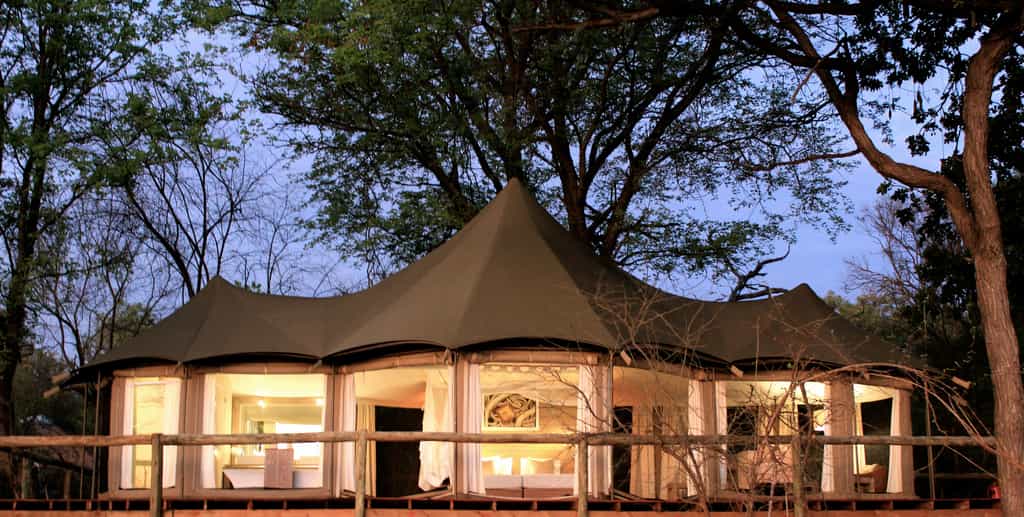 Tent Suite at Dusk