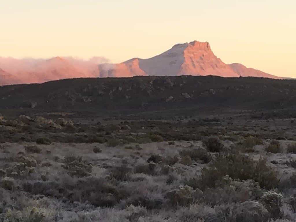 Majestic mountains in every direction