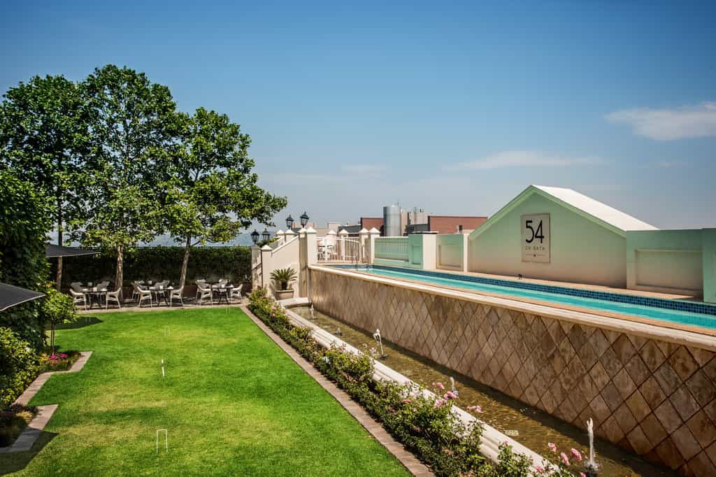 Pool and gardens