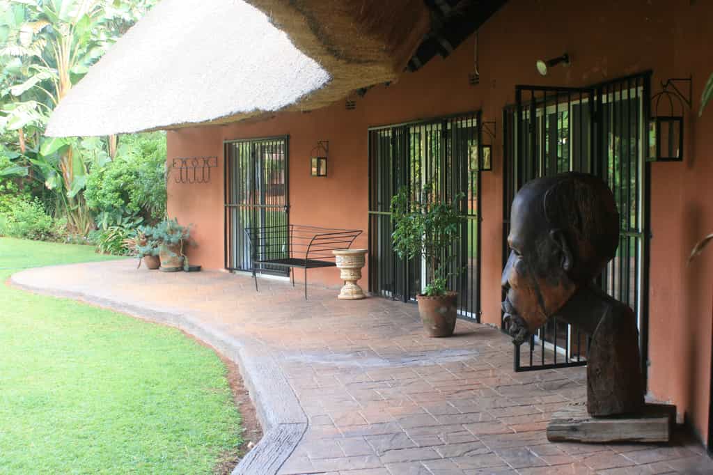 The front of the house