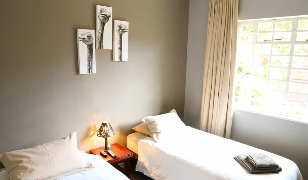 Crisp, clean modern bedrooms with en suite bathroom, free Wifi and DSTV+sport