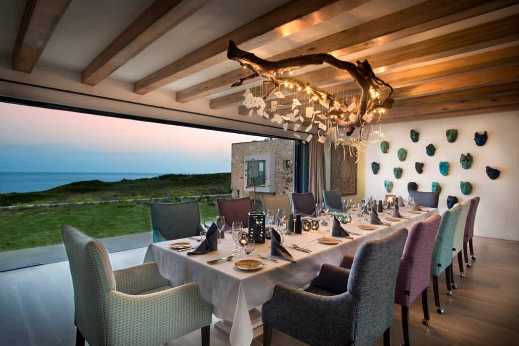 Dining room with a view