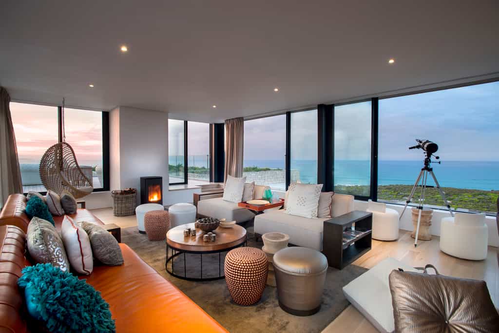Upstairs bar & lounge area with a view