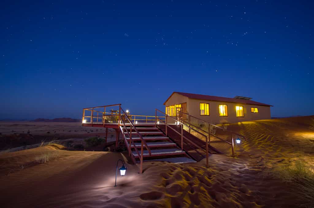 Experience a peaceful as the night falls