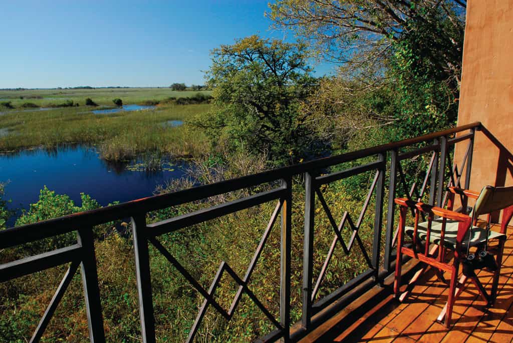 Peaceful view from the lodge 