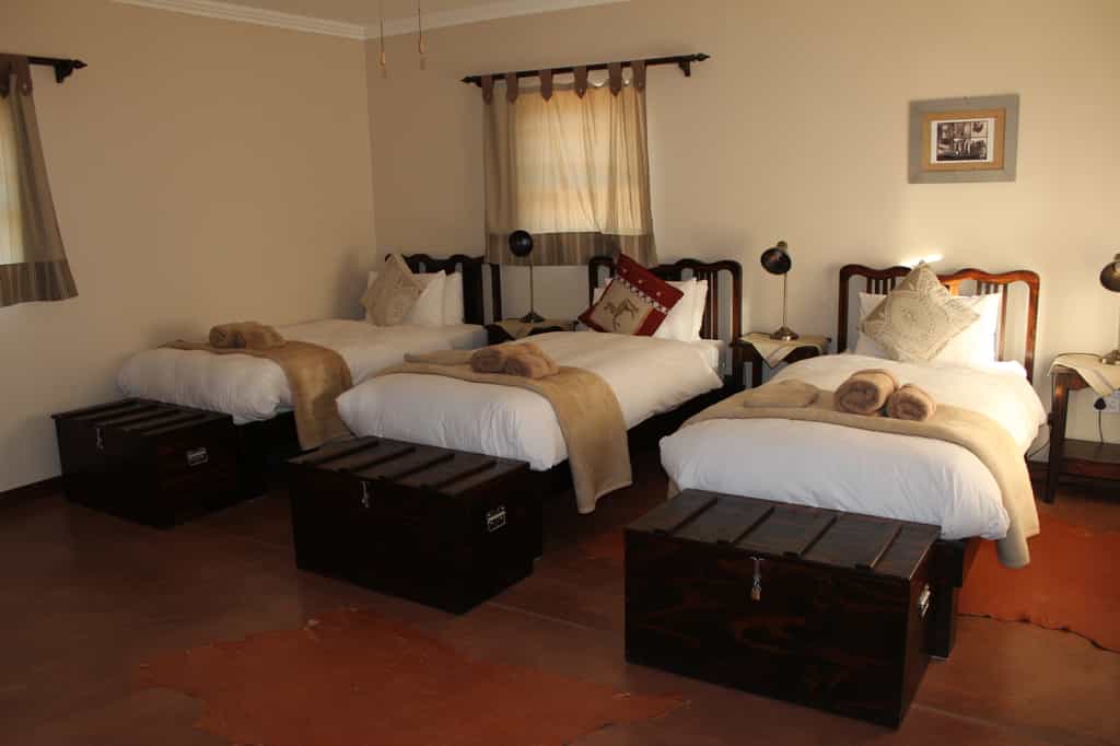 Triple room interior