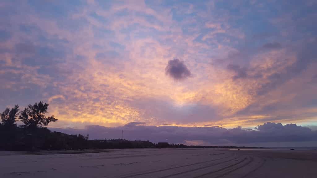Barra beach sunset