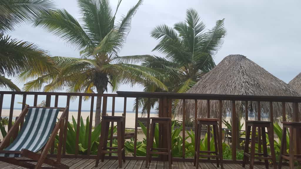 View from pool area