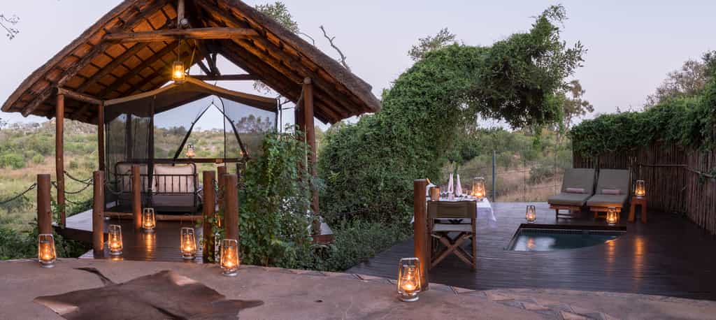 Sleep out on the deck at Jock Safari Lodge