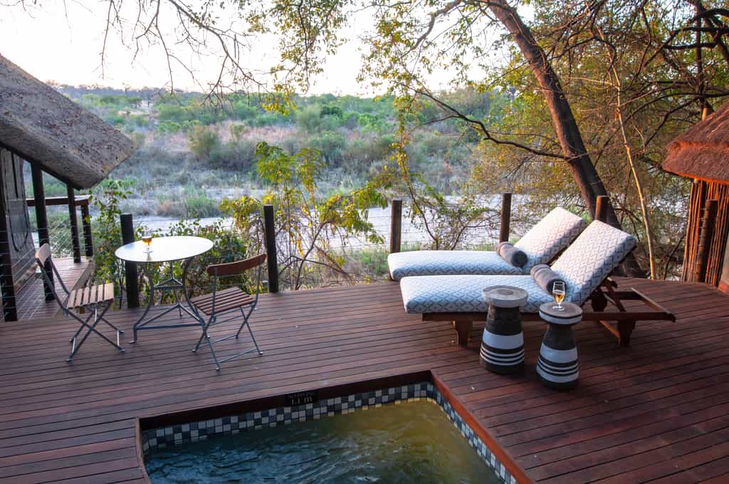 View of private room deck