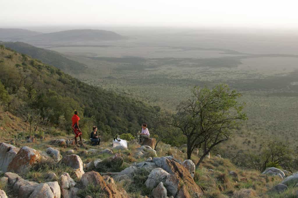 Sundowner atop Kilelioni Mountain