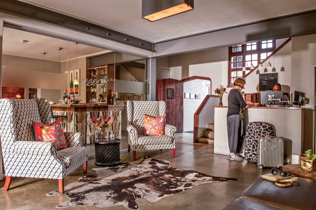 Entrance and reception area