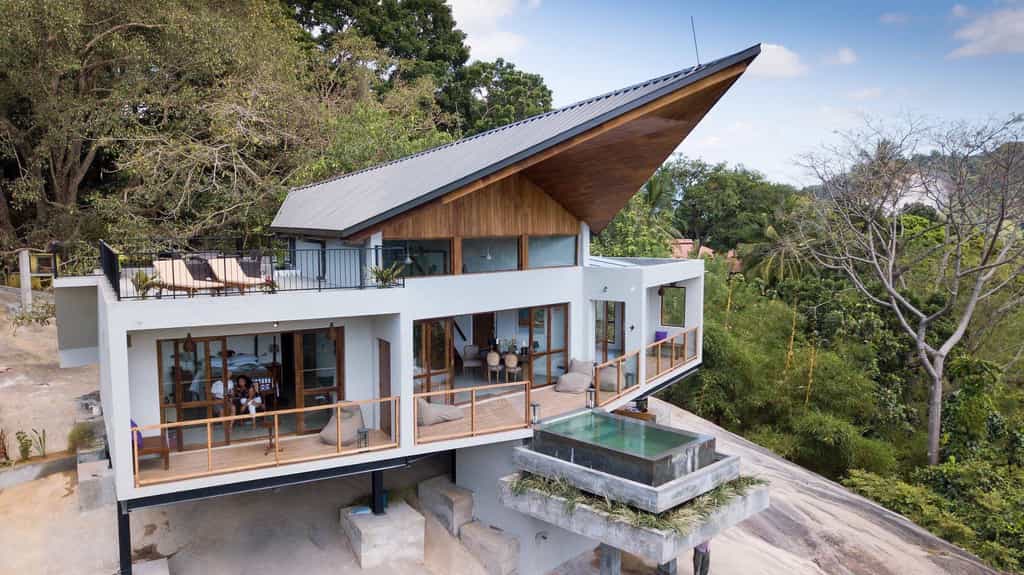 Villa on the rock