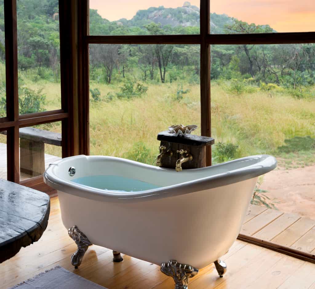 Bathtub with a view