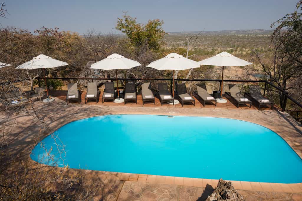 Main area communal pool  with a view 