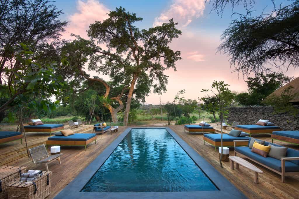 Providing welcome respite from the heat of the day, and an ideal spot to watch animals coming down to the Sabie to drink.