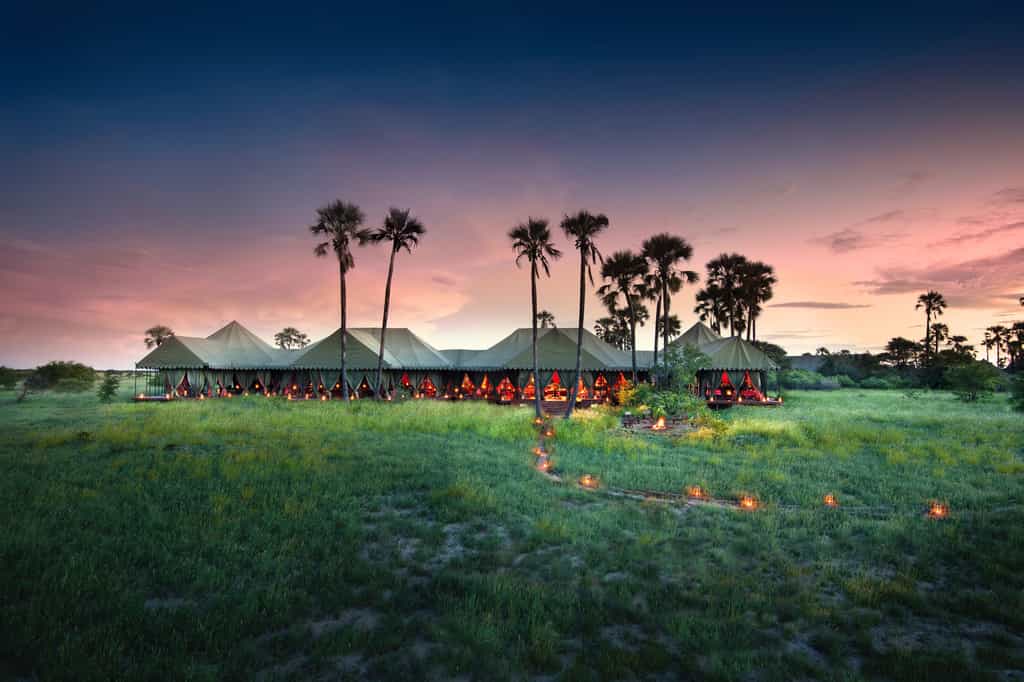 Main tent exterior 