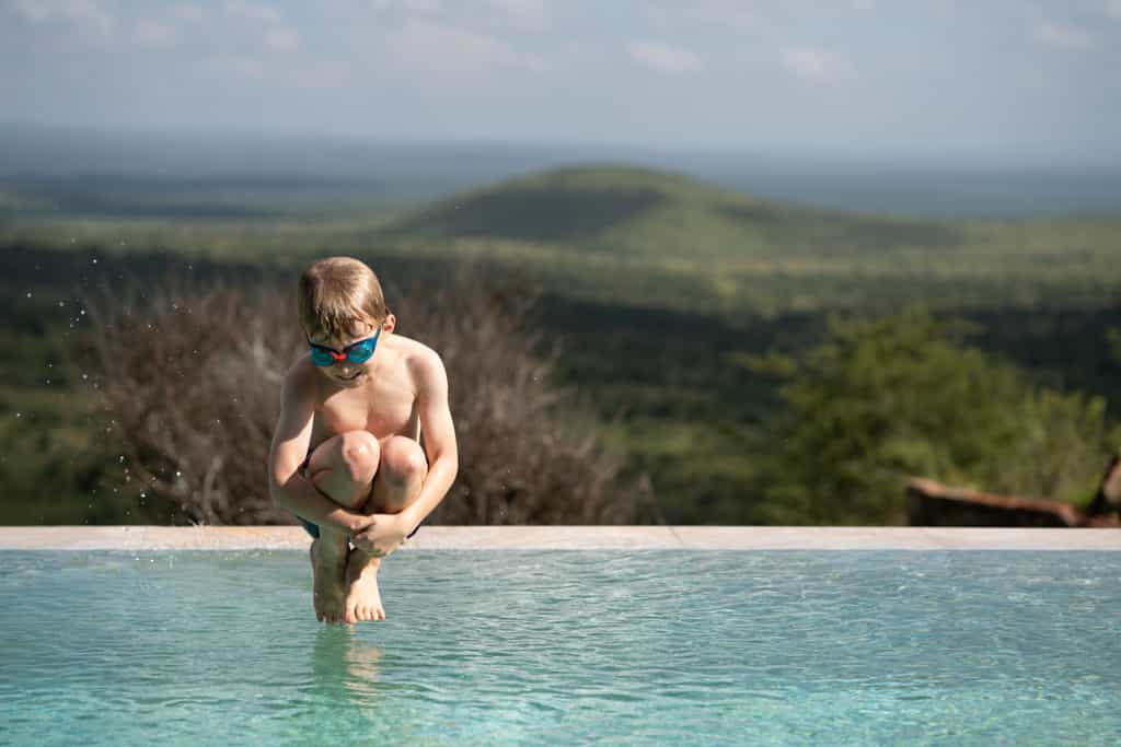 Fun by the pool