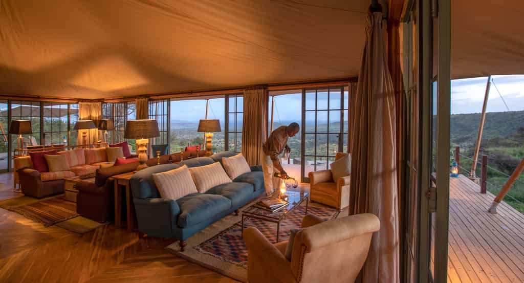 Our cozy lounge area