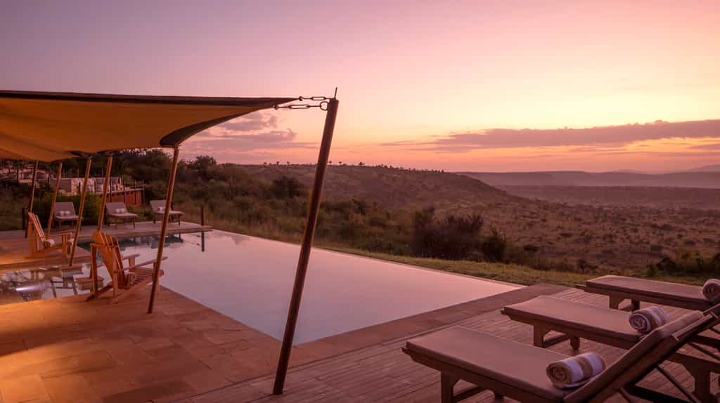 Stunning views from pool area
