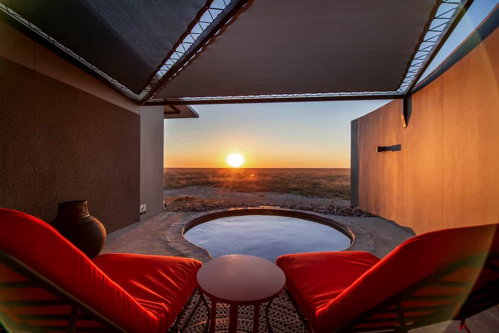 Etosha King Nehale - private splash pool