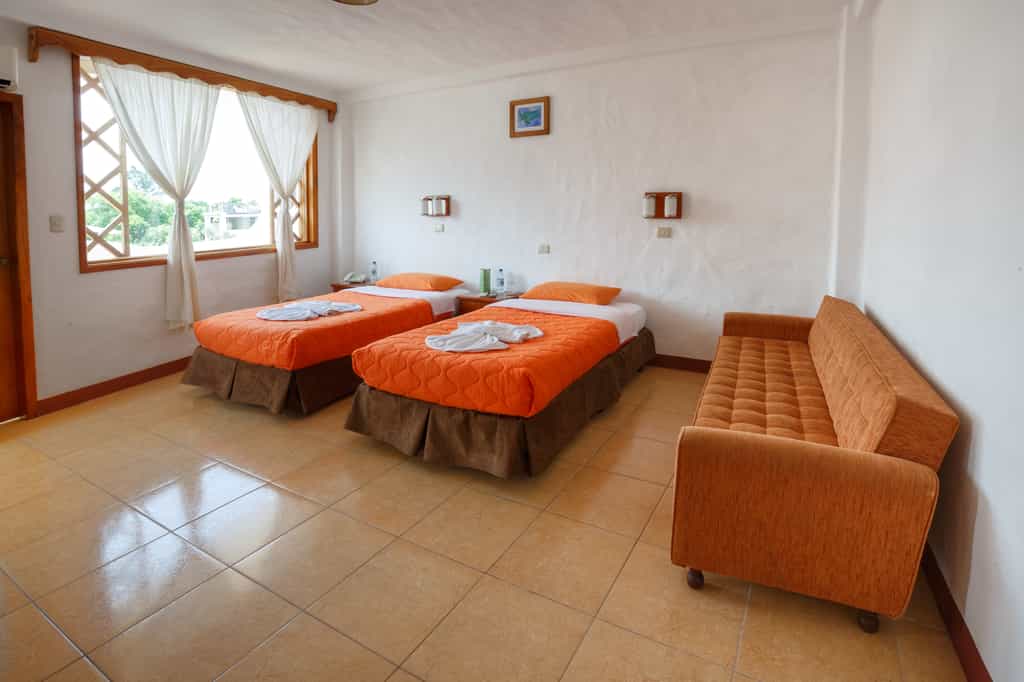 Two twin size beds