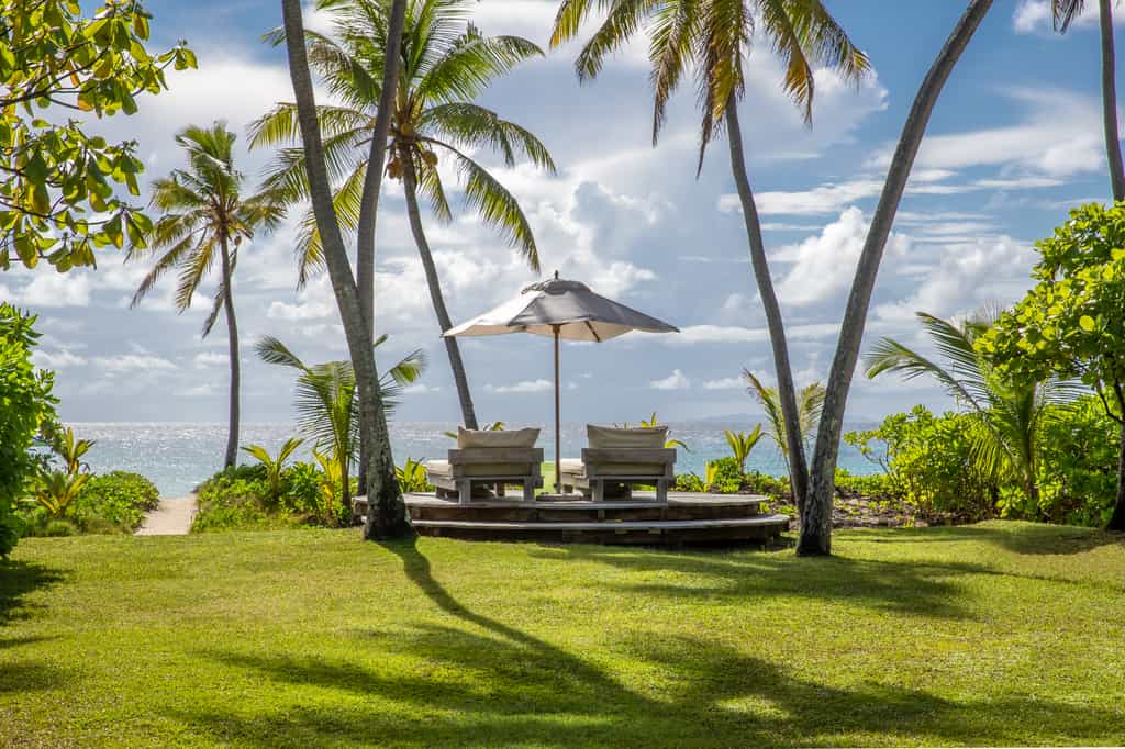 Beachfront Villa - Garden