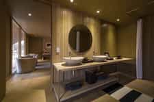 Guest tent bathroom