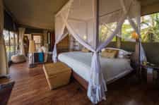 Guest tent interior