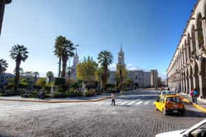 Visit the historic centre of Arequipa in Lima