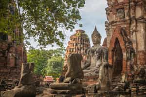 Visit the ancient temples of Ayutthaya