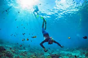 Snorkel the crystal clear waters of Kep