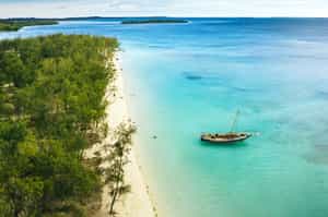 Explore islands off Stone Town by traditional Dhow