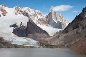 Take in scenic views on a hike in Laguna Torre